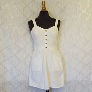 White Denim Japna Dress Womens Size XXL